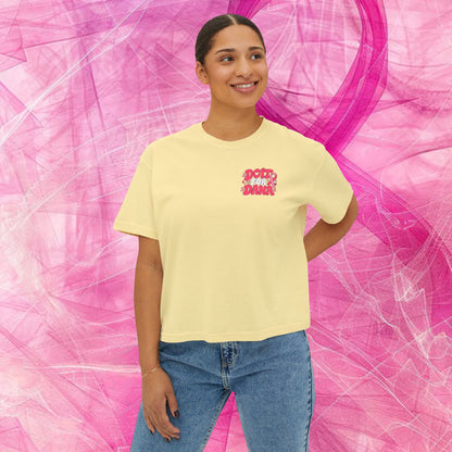'Do It for Dana' Boxy Tee — "No One Fights Alone"