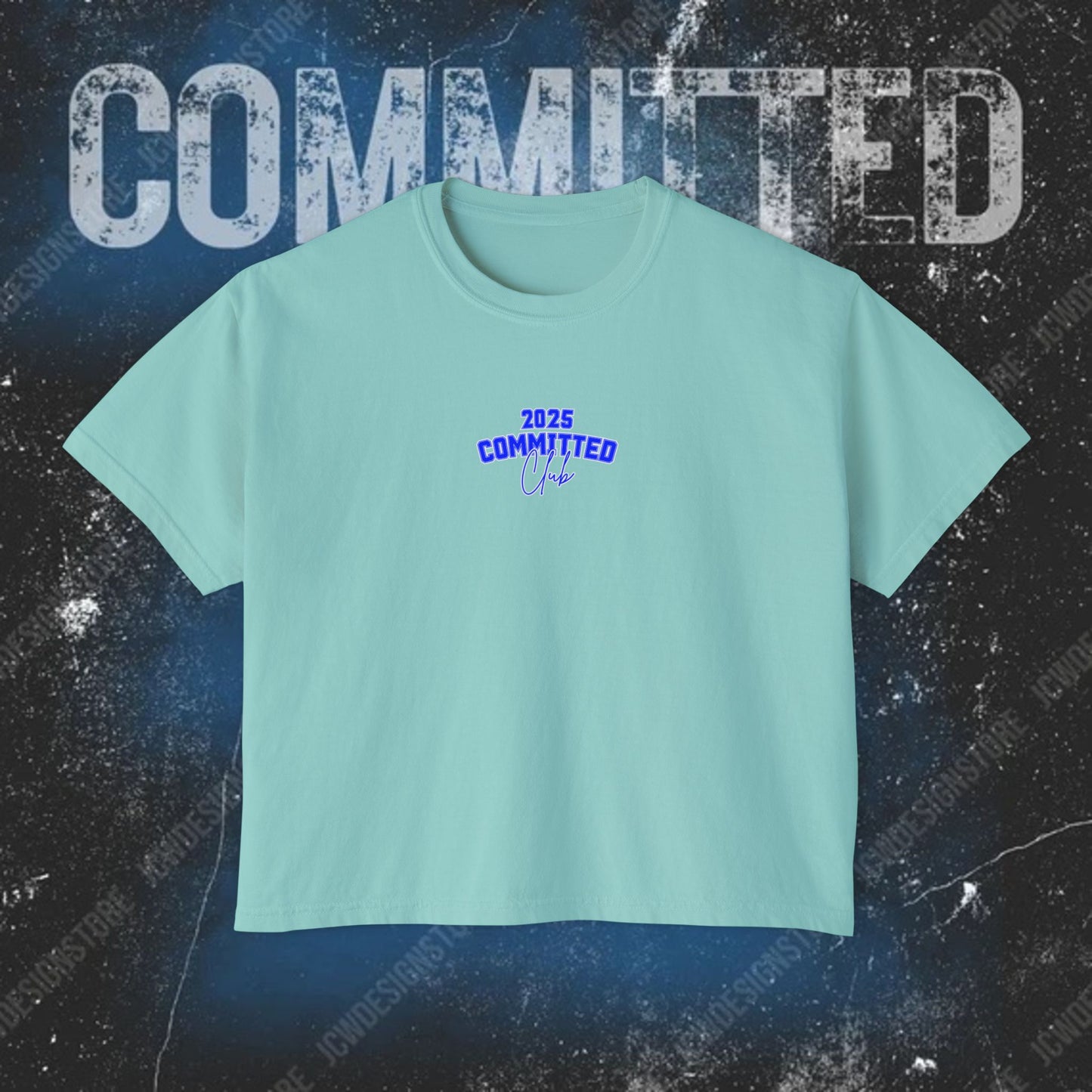 Women's Boxy Tee - 2025 Committed Club
