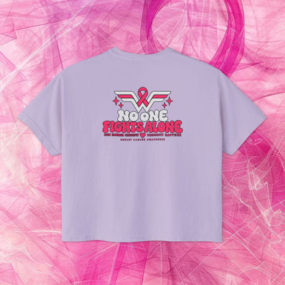 'Do It for Dana' Boxy Tee — "No One Fights Alone"