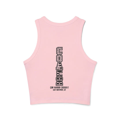 Coaches Micro Rib Racer Tank Top