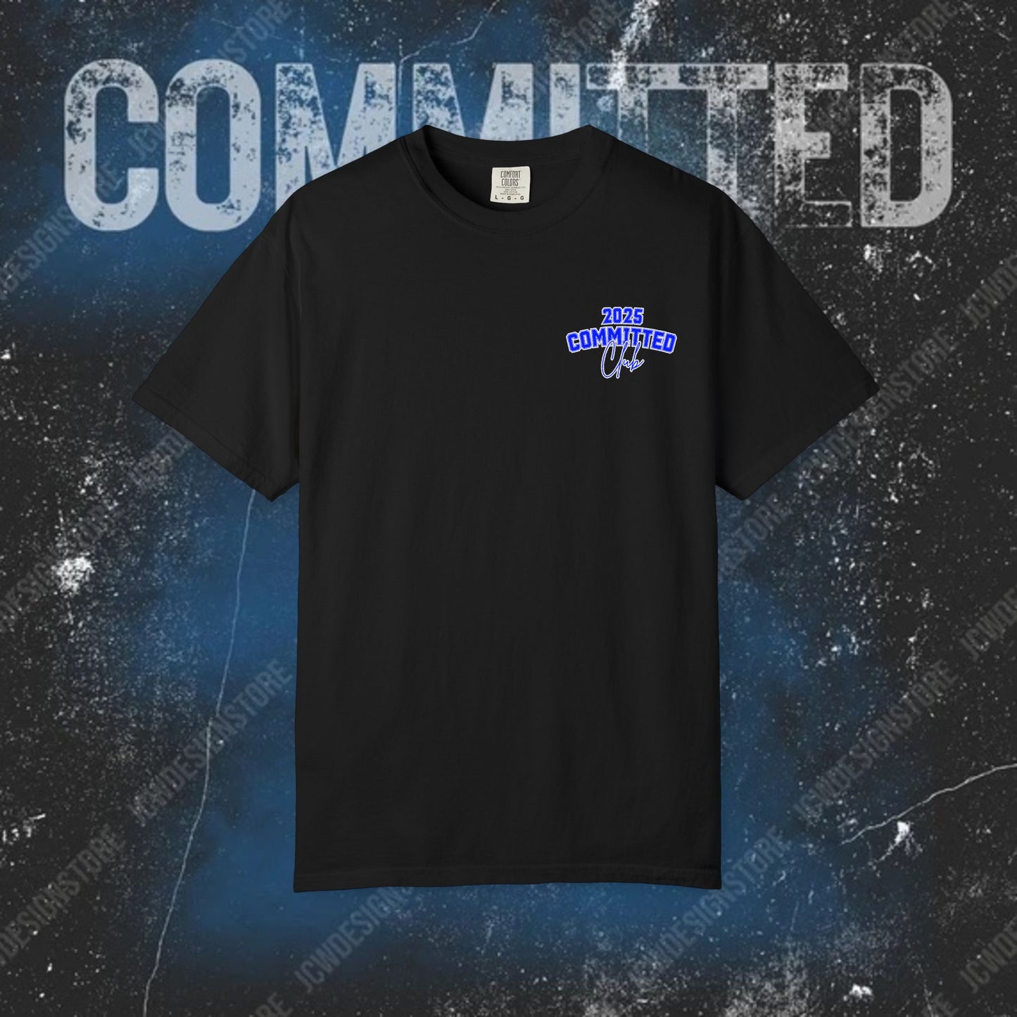 Committed Club T-Shirt — 100% pre-shrunk ring-spun cotton and heavy-weight construction