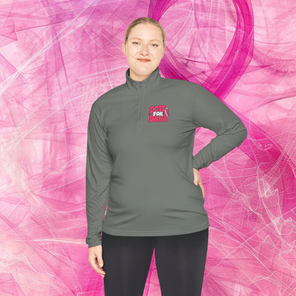 'Do it For Dana' Quarter-Zip Pullover — "No One Fights Alone"