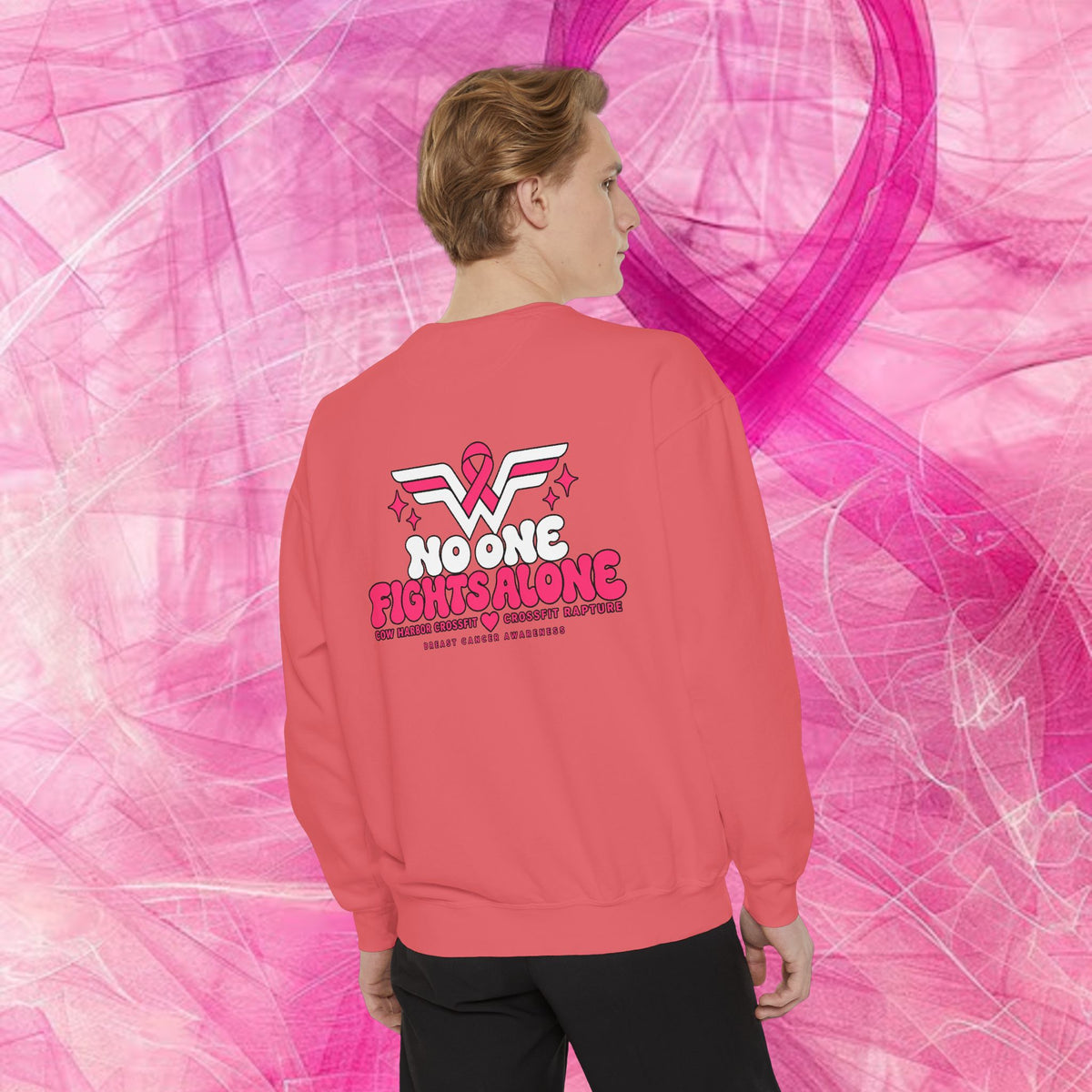 'Do it for Dana' Crewneck Sweatshirt — 'Nobody Fights Alone'