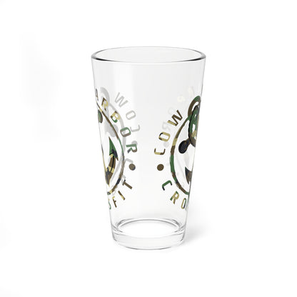 Camo Pint Glass, 16oz