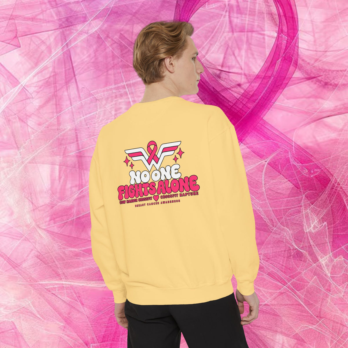 'Do it for Dana' Crewneck Sweatshirt — 'Nobody Fights Alone'