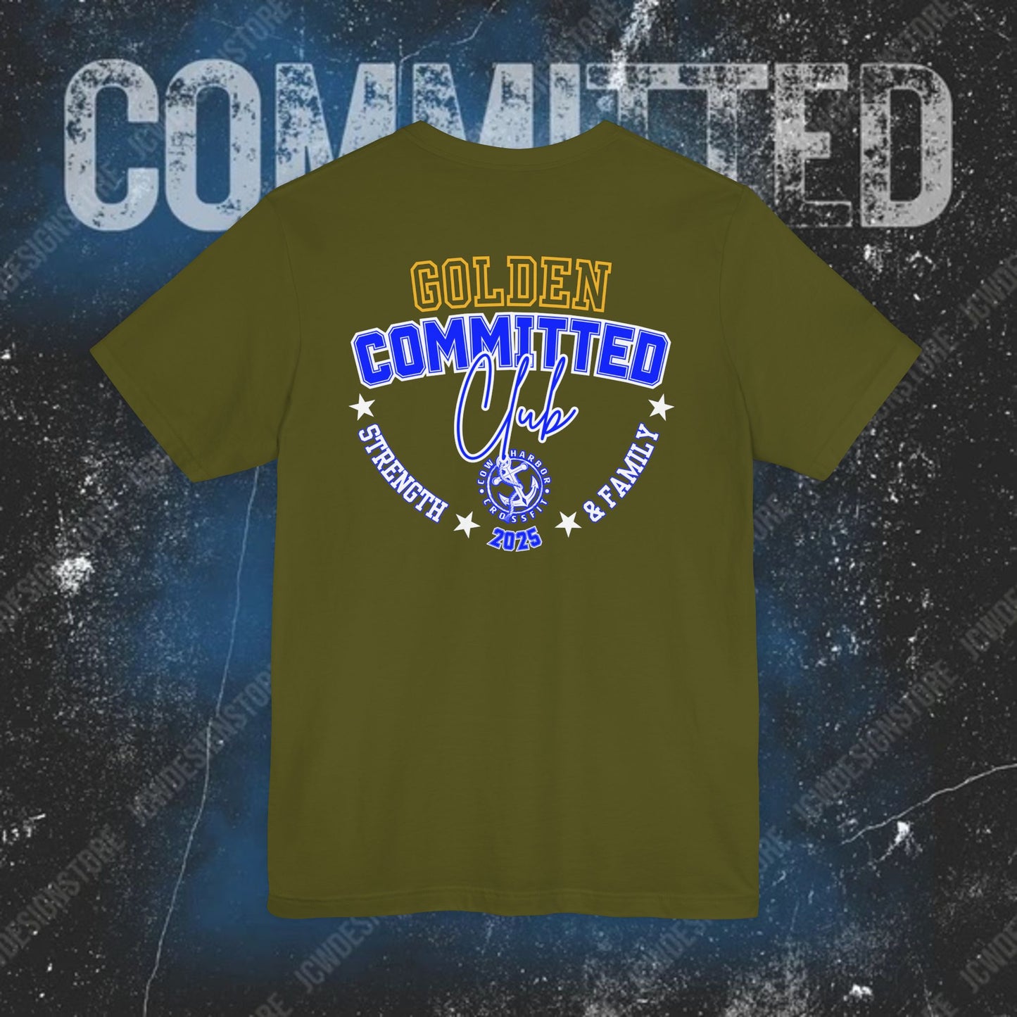 GOLDEN Committed Club FITTED Soft Tee