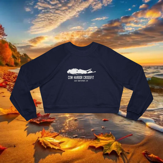 Island Cropped Fleece Pullover