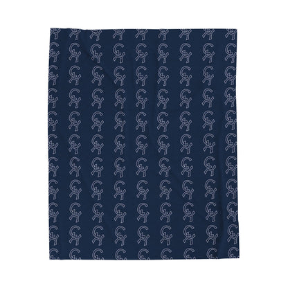 Bronx Bomber Cozy Velveteen Plush Blanket
