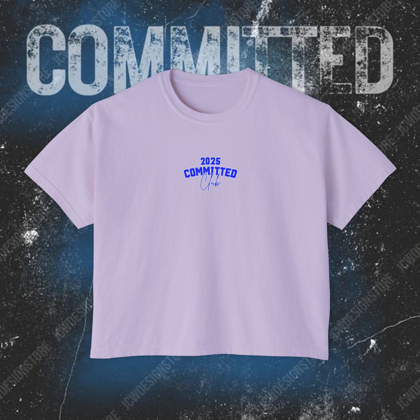 Women's Boxy Tee - 2025 Committed Club