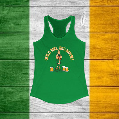 St. Paddy's Burpee Women's Racerback Tank