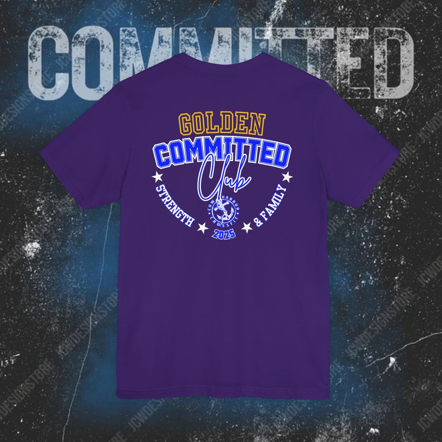 GOLDEN Committed Club FITTED Soft Tee