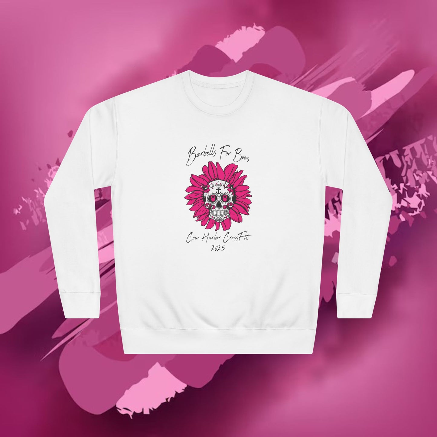 Barbells for Boos 2025 Skull Crew Sweatshirt
