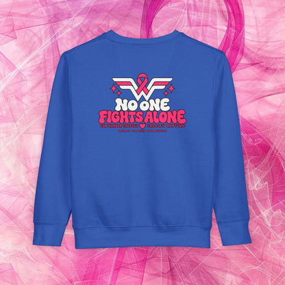 'Do It For Dana' Toddler Sweatshirt — 'No One Fights Alone'