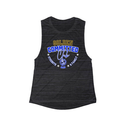 Women's GOLDEN Committed Club Muscle Tank