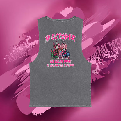 Barbells for Boos Stonewash Tank Top 2025