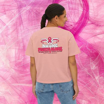 'Do It for Dana' Boxy Tee — "No One Fights Alone"