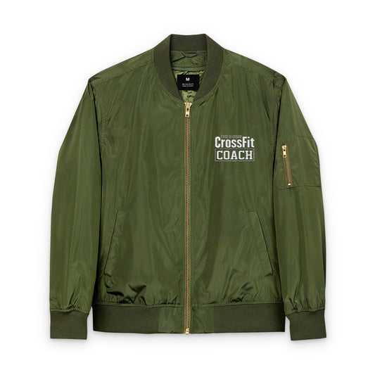 Embroidered Coach Bomber Jacket