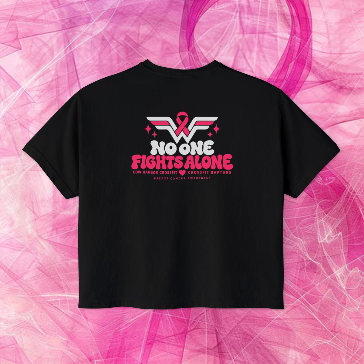 'Do It for Dana' Boxy Tee — "No One Fights Alone"