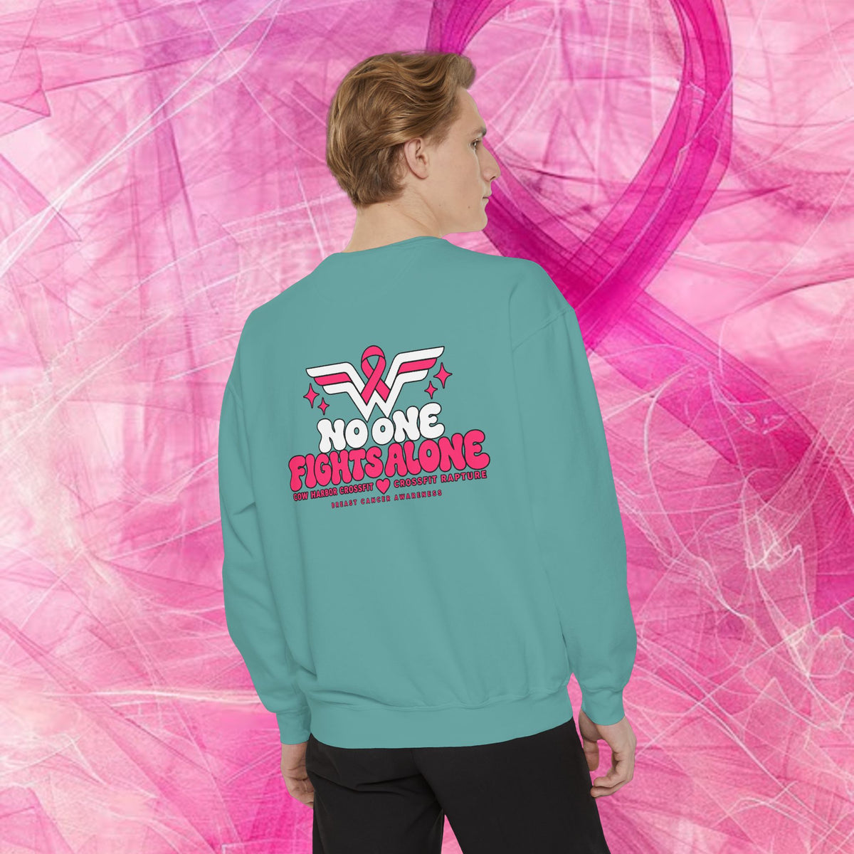 'Do it for Dana' Crewneck Sweatshirt — 'Nobody Fights Alone'