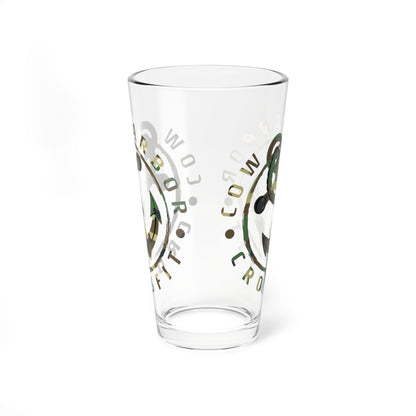 Camo Pint Glass, 16oz
