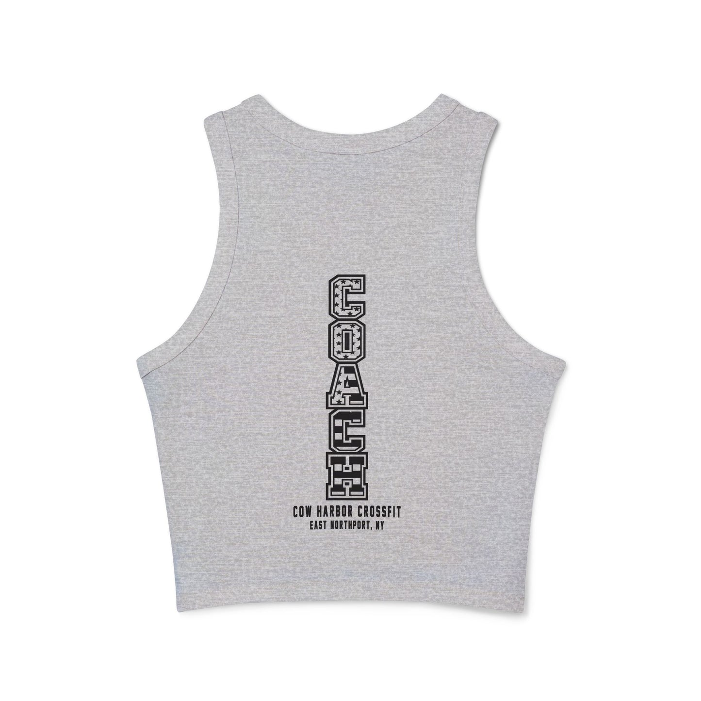 Coaches Micro Rib Racer Tank Top
