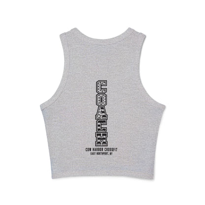 Coaches Micro Rib Racer Tank Top