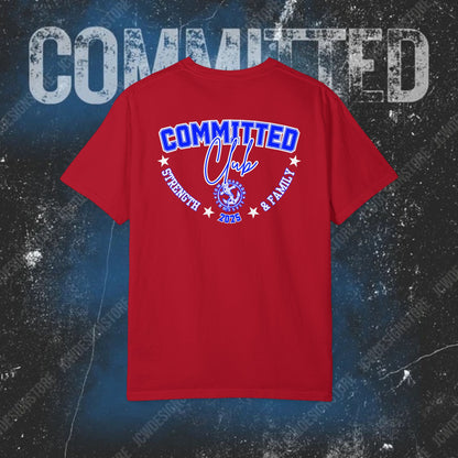 Committed Club T-Shirt — 100% pre-shrunk ring-spun cotton and heavy-weight construction