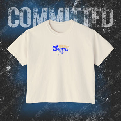 GOLDEN Women's Boxy Tee - 2025 Committed Club