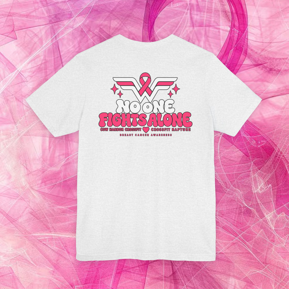 'Do It for Dana' Fitted tee - "No One Fights Alone"
