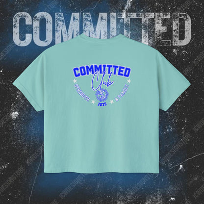 Women's Boxy Tee - 2025 Committed Club