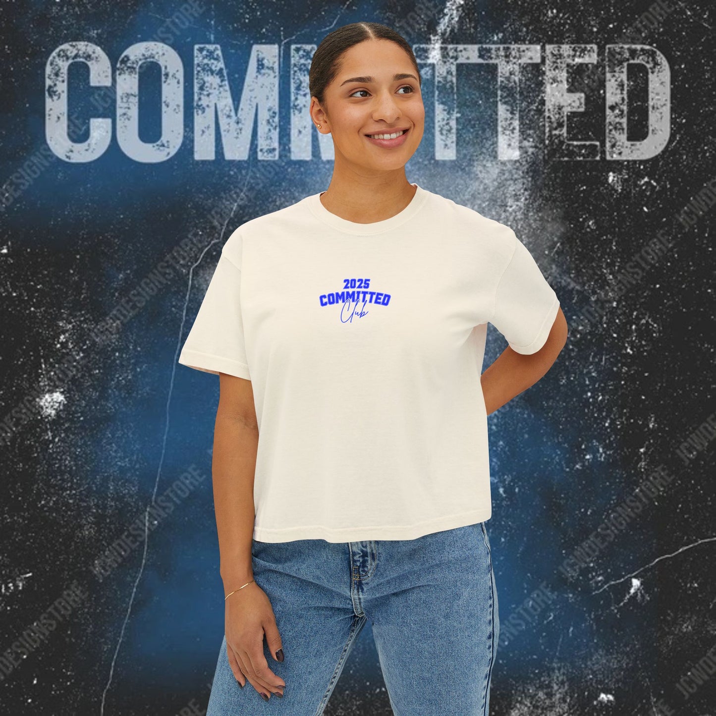 Women's Boxy Tee - 2025 Committed Club