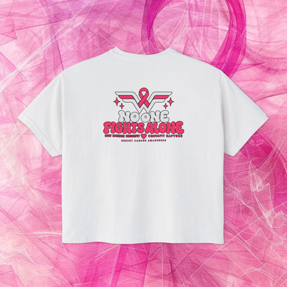'Do It for Dana' Boxy Tee — "No One Fights Alone"