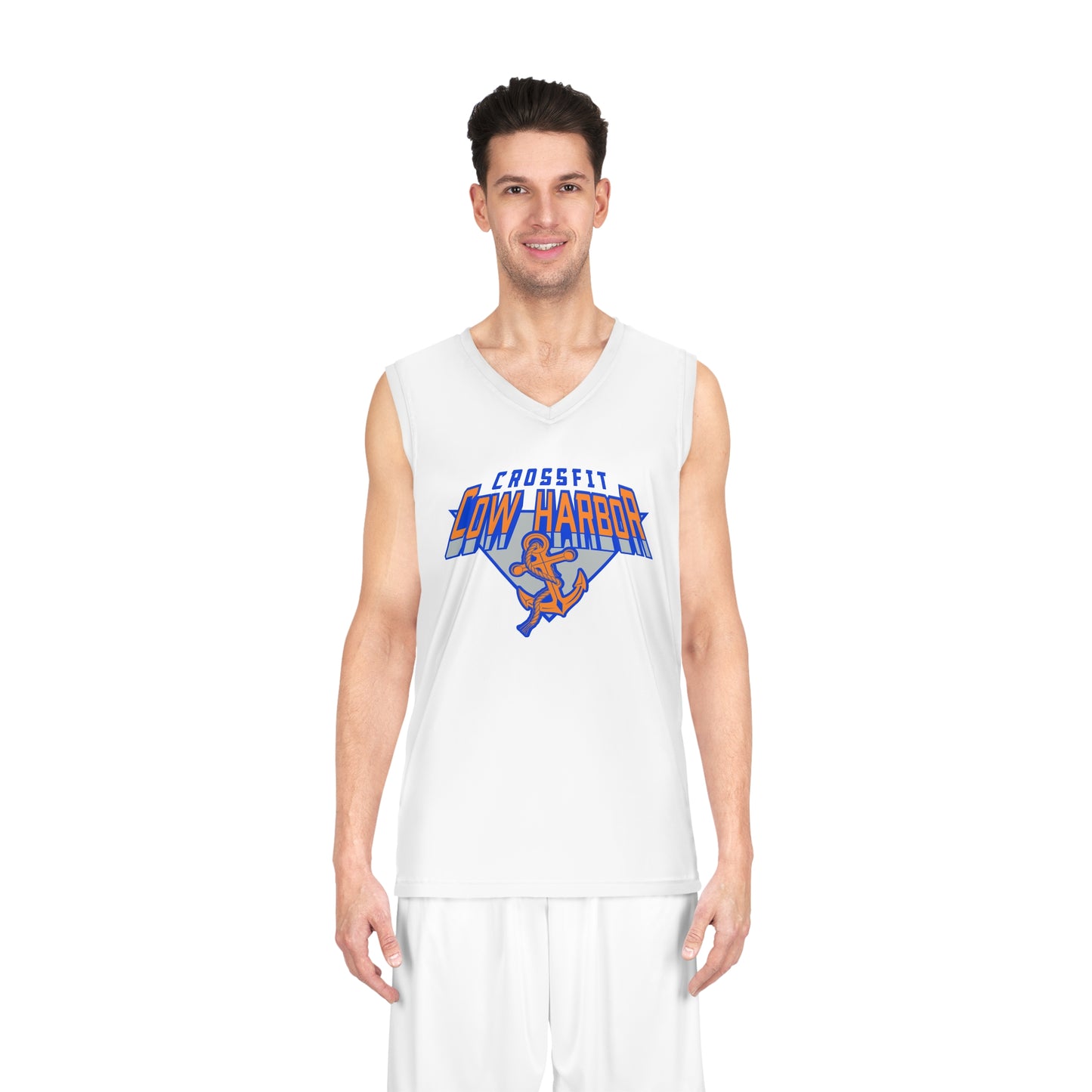 Harborbocker White Basketball Jersey