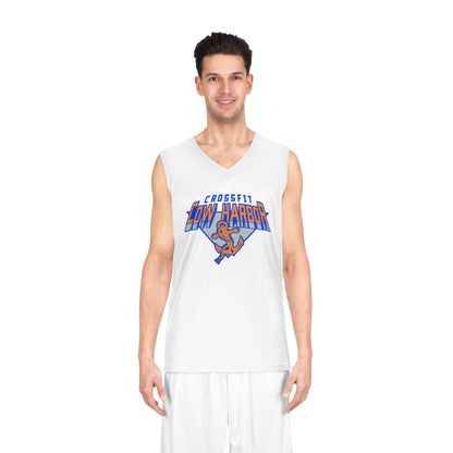Harborbocker White Basketball Jersey
