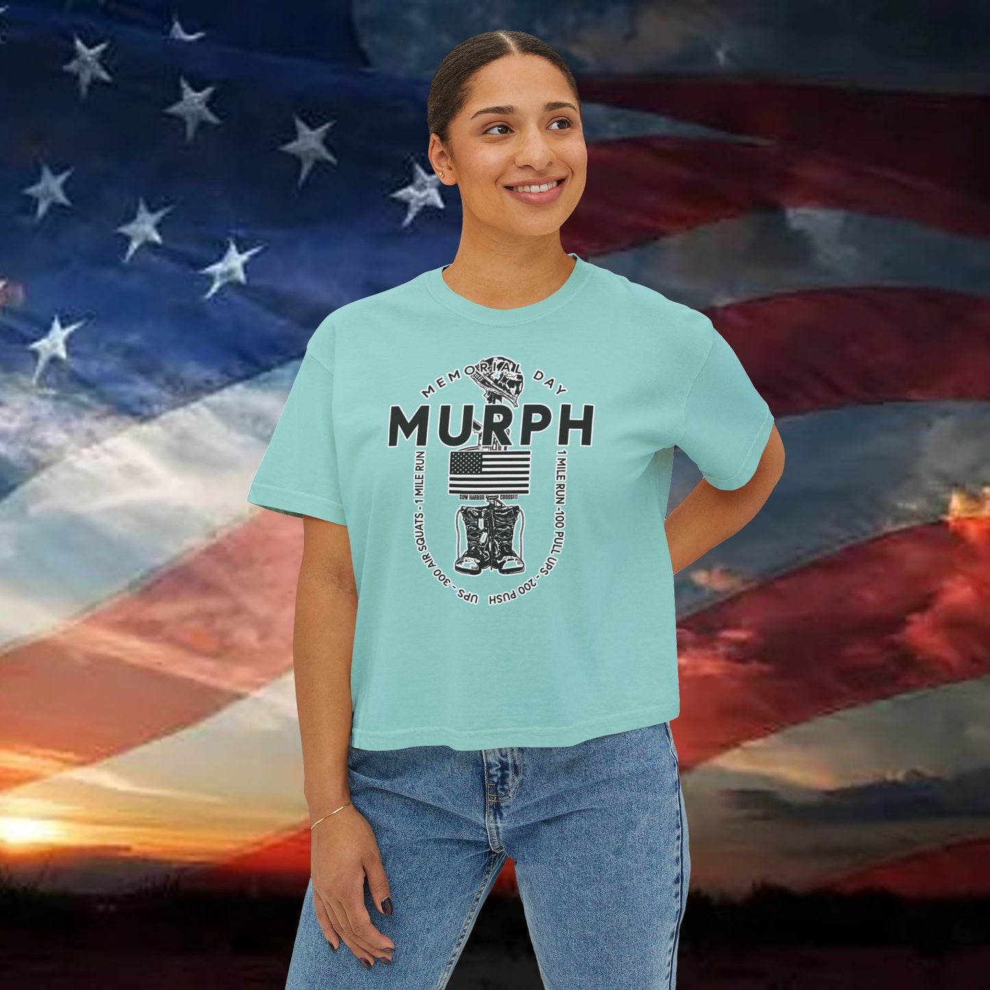 Murph 26' Memorial Boxy Tee