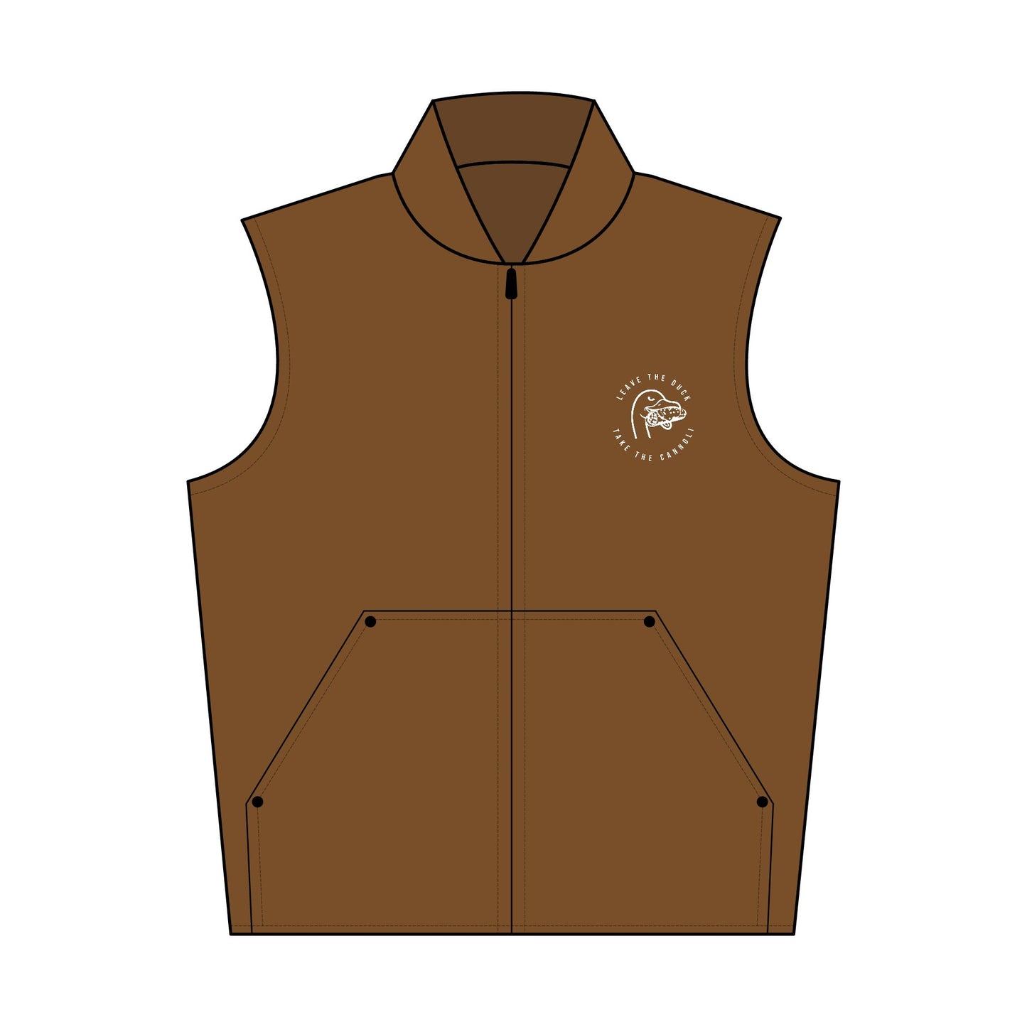 LTD Quack Washed Duck Cloth Vest