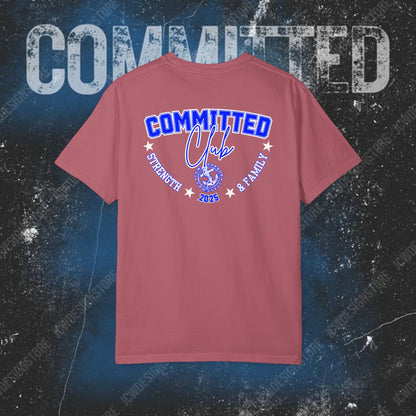 Committed Club T-Shirt — 100% pre-shrunk ring-spun cotton and heavy-weight construction