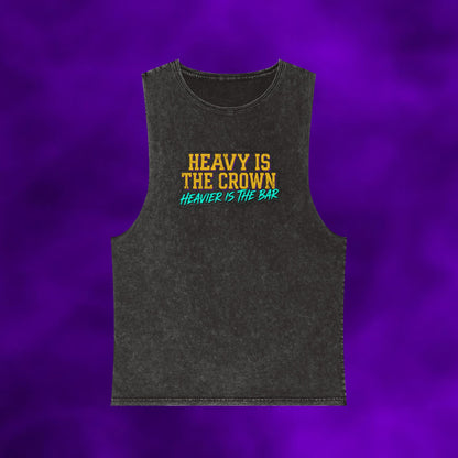 Heavier The Crown Lift Off Stonewash Tank Top
