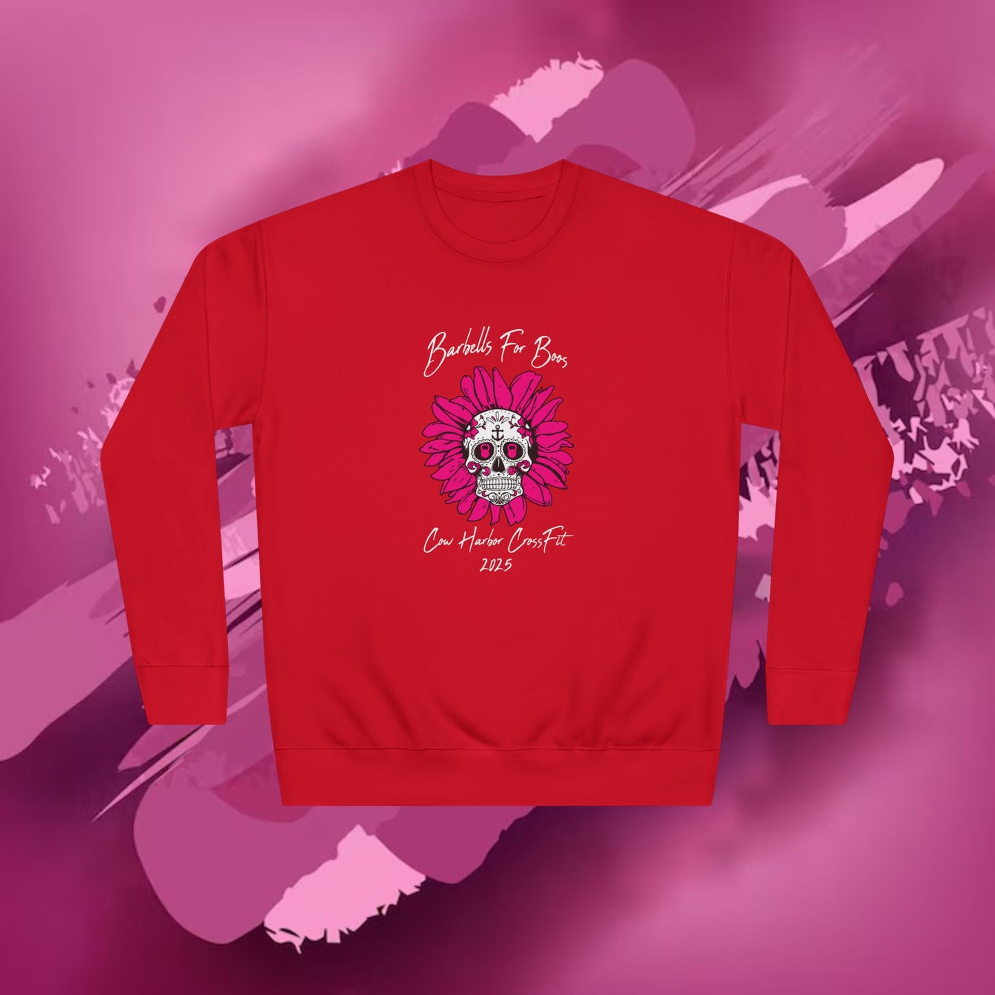 Barbells for Boos 2025 Skull Crew Sweatshirt