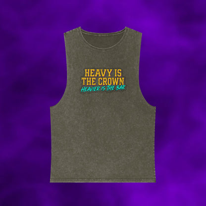 Heavier The Crown Lift Off Stonewash Tank Top