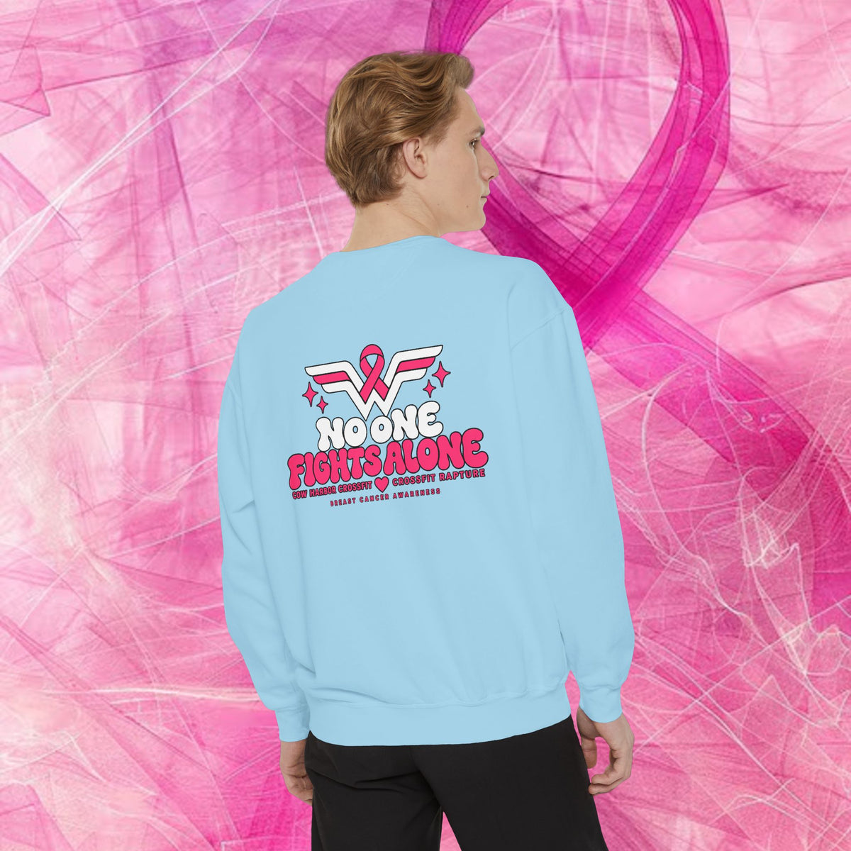 'Do it for Dana' Crewneck Sweatshirt — 'Nobody Fights Alone'
