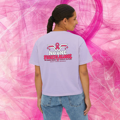 'Do It for Dana' Boxy Tee — "No One Fights Alone"
