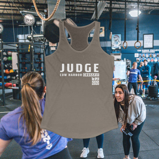 2026 CF Open Judge Women's Racerback Tank