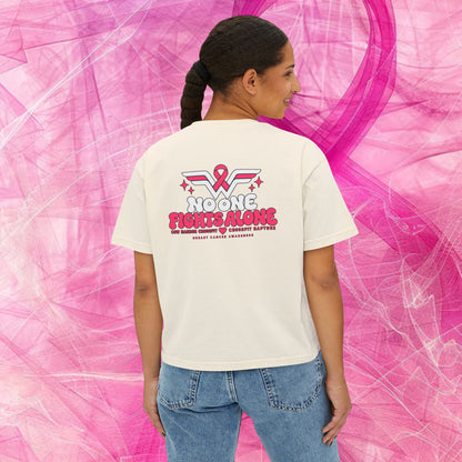 'Do It for Dana' Boxy Tee — "No One Fights Alone"