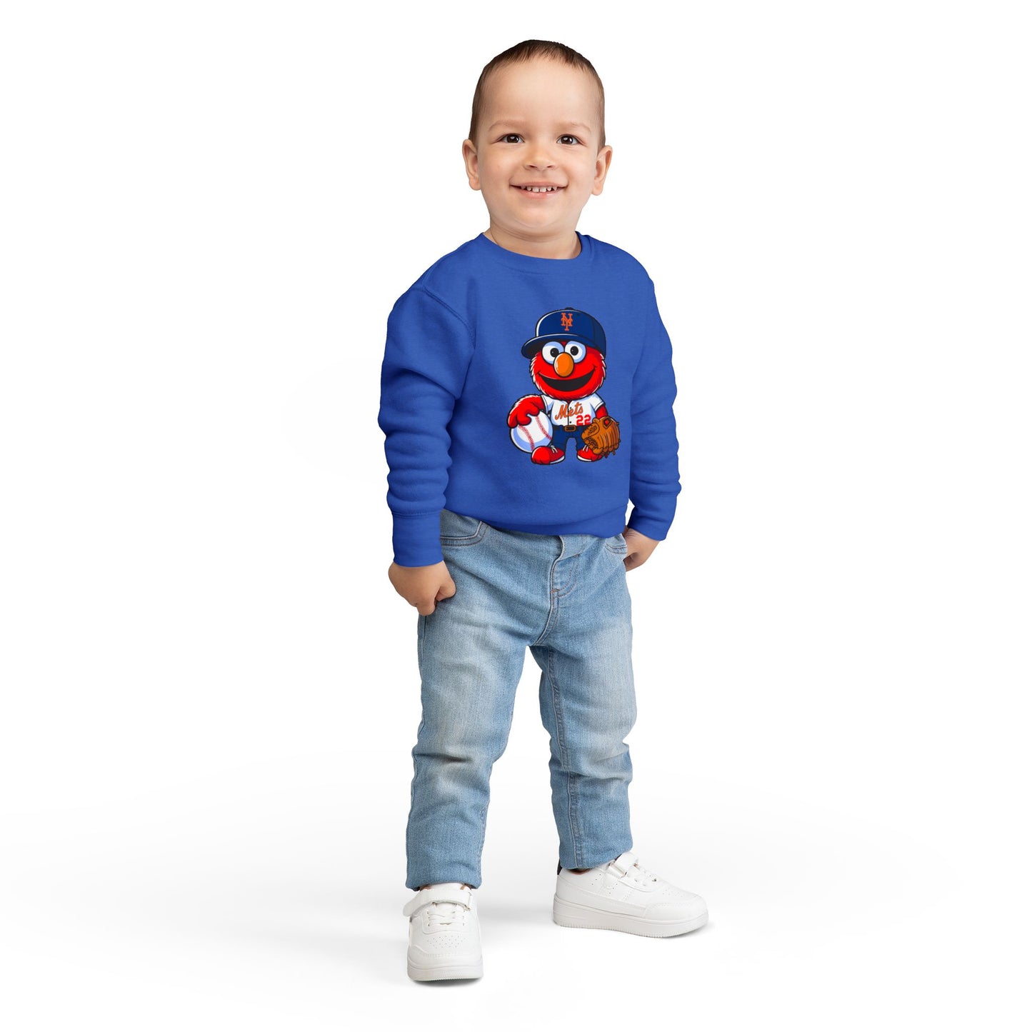 Cute Baseball Crewneck for Kids