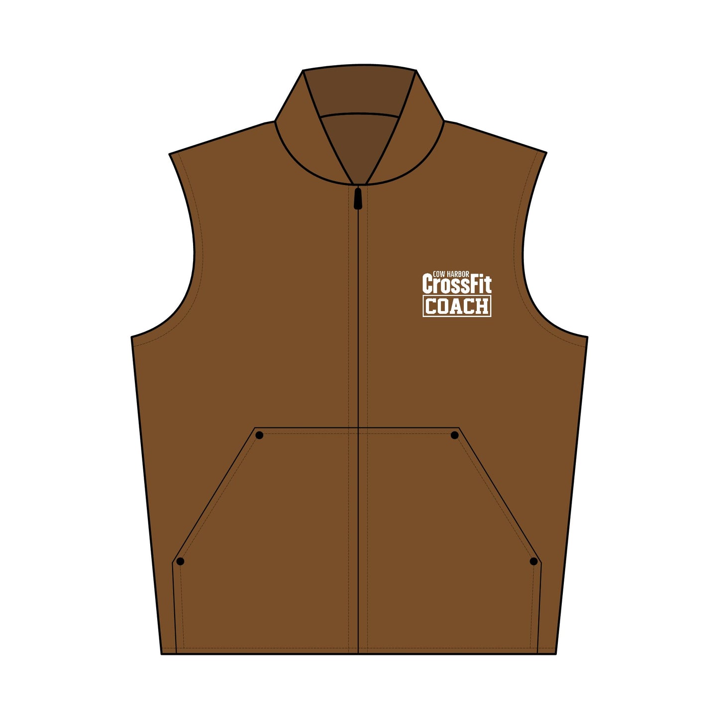 Coaches Washed Duck Cloth Vest
