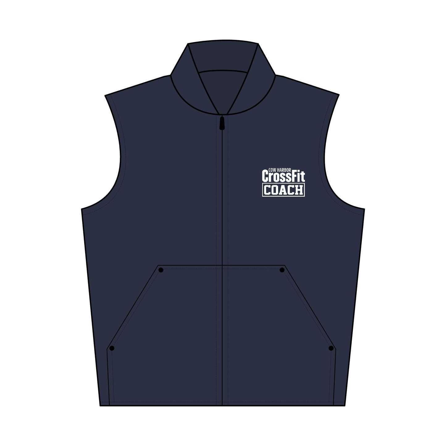 Coaches Washed Duck Cloth Vest