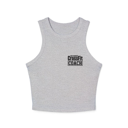 Coaches Micro Rib Racer Tank Top