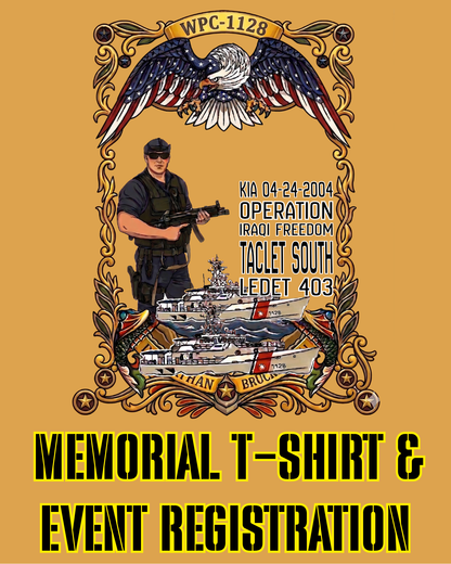 Event Registration + Nate 'Bruck' Tribute Tee — "Non Sibi Sed Patriae"